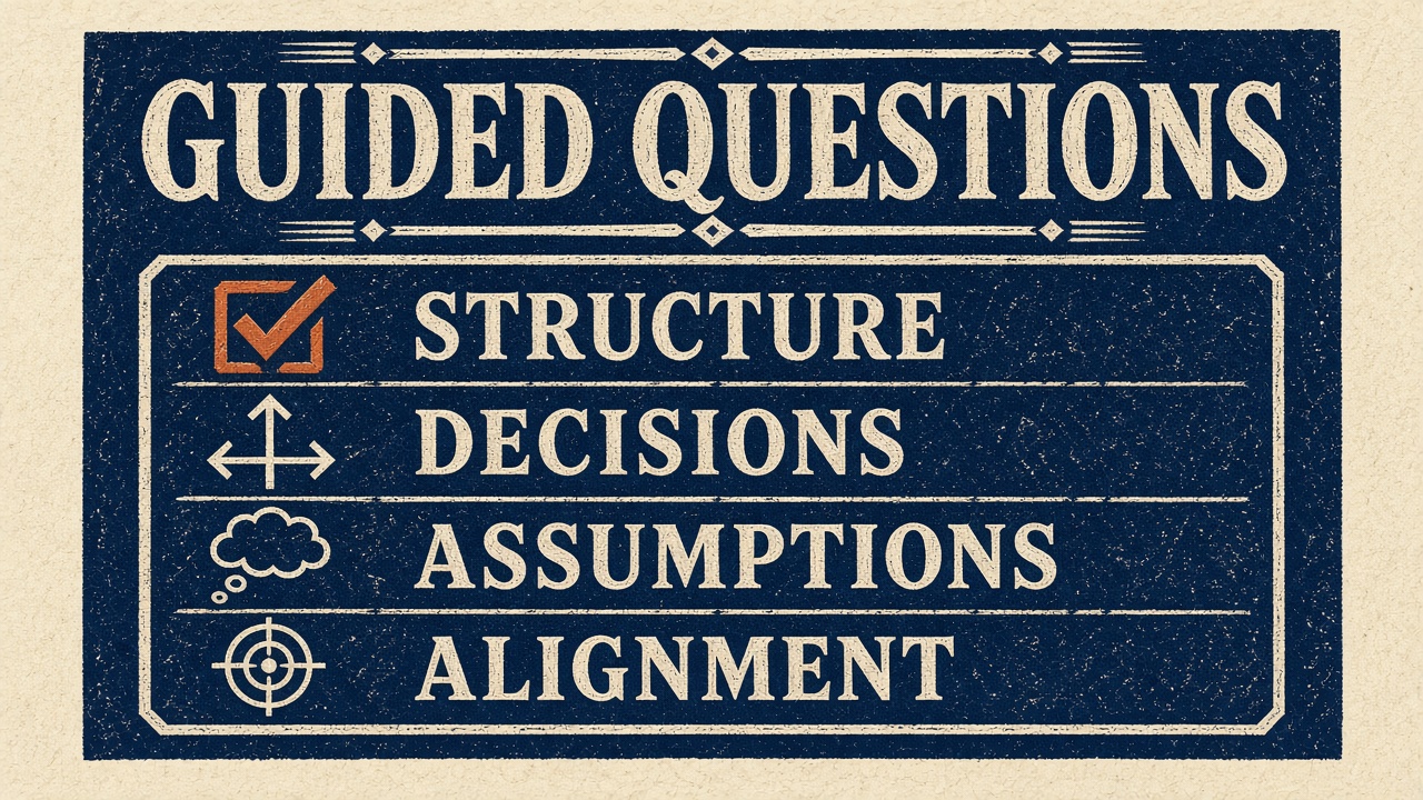 Structured questionnaire used to capture AI project inputs
